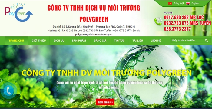 Dịch vụ môi trường Polygreen tự hào là đơn vị được nhiều khách hàng trên toàn quốc tin tưởng