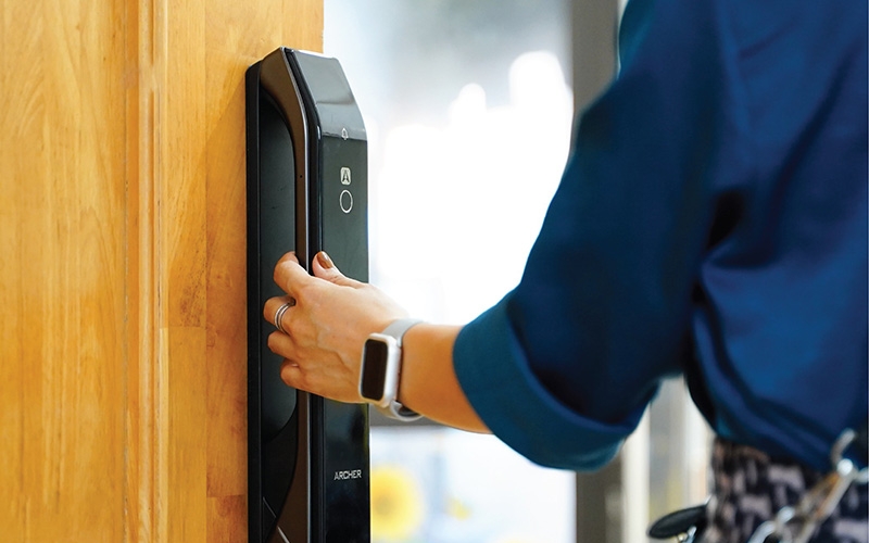 Cấu tạo của khóa cửa vân tay