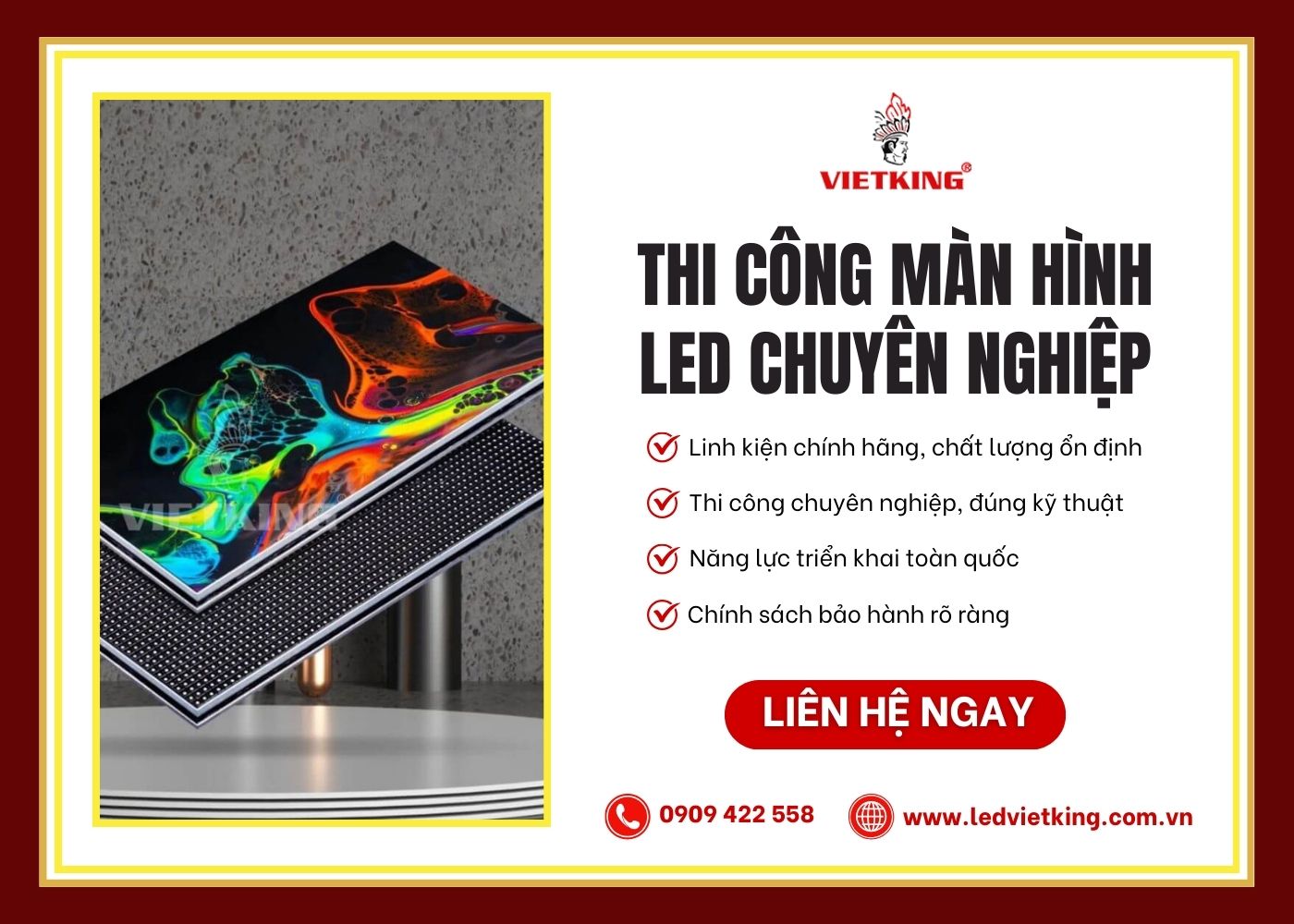 VIETKING – Đơn vị cung cấp và lắp đặt màn hình LED